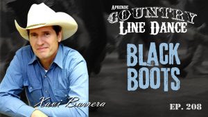 Carátula Black Boots line dance - víedo tutorial